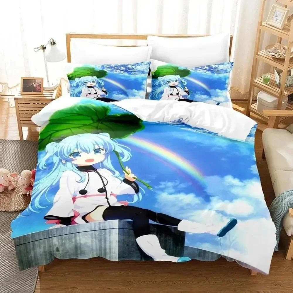 Anime Sora No Method Celestial Method Bedding Set Boys Girls Twin Queen Size Duvet Cover Pillowcase Bed Boys Adult 70x133cm 2pcs