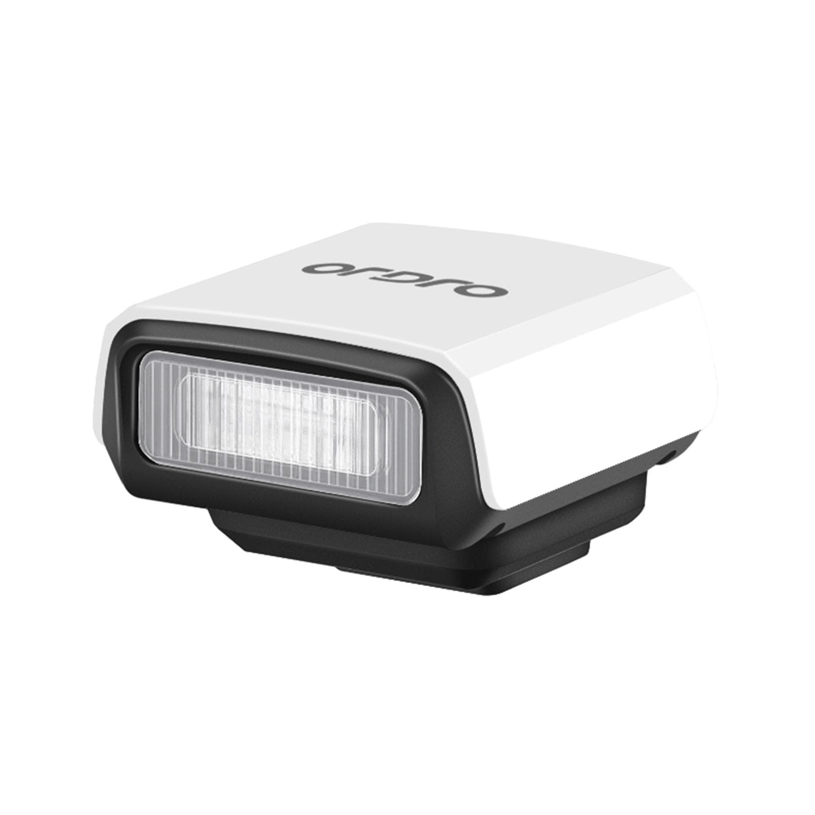 Universal Camera Flash Mini On-camera Flash Light GN8 6500K Camera Speedlite 3-Level Brightness white