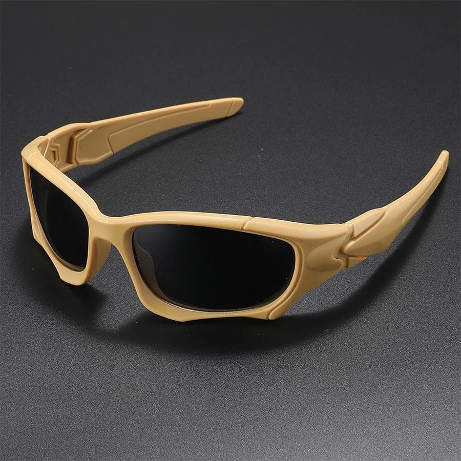 New Outdoor Sports Sunglasses Men Women Curve Frame Stress Resistant Lens UV Protection Driving Sun Glasses