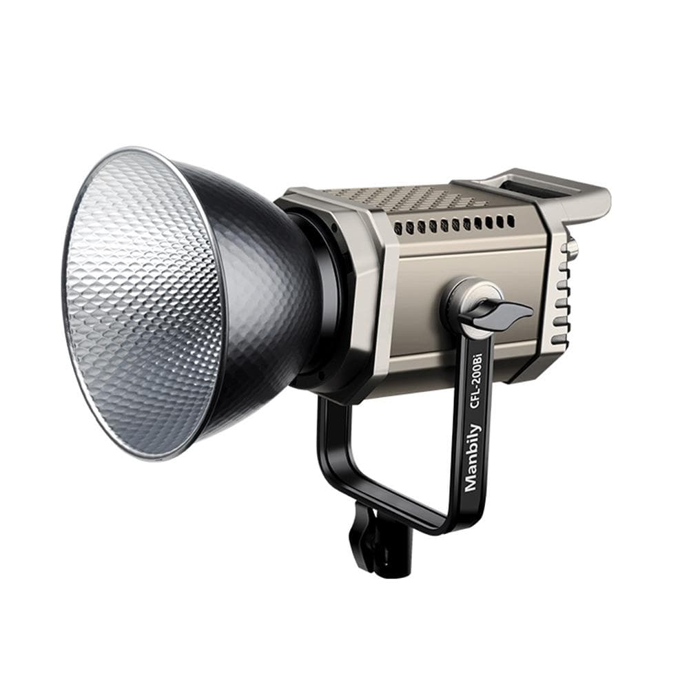 Manbily CFL-200Bi 200W LED Video Light Studio Continuous Light 3000K-6500K Photography COB Light EU Plug