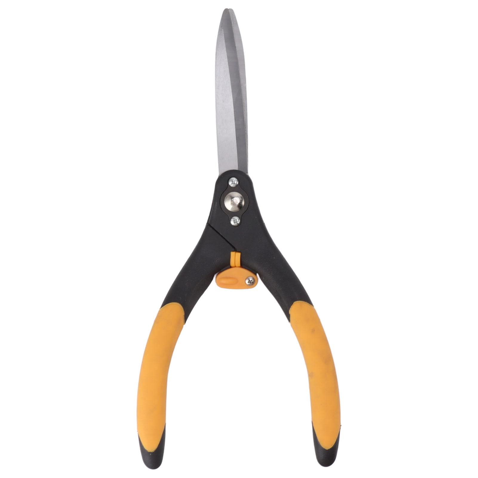 Hedge Shears Garden Pruning Shears Low Friction 65 Manganese Steel Blade Gardening Scissors Bypass