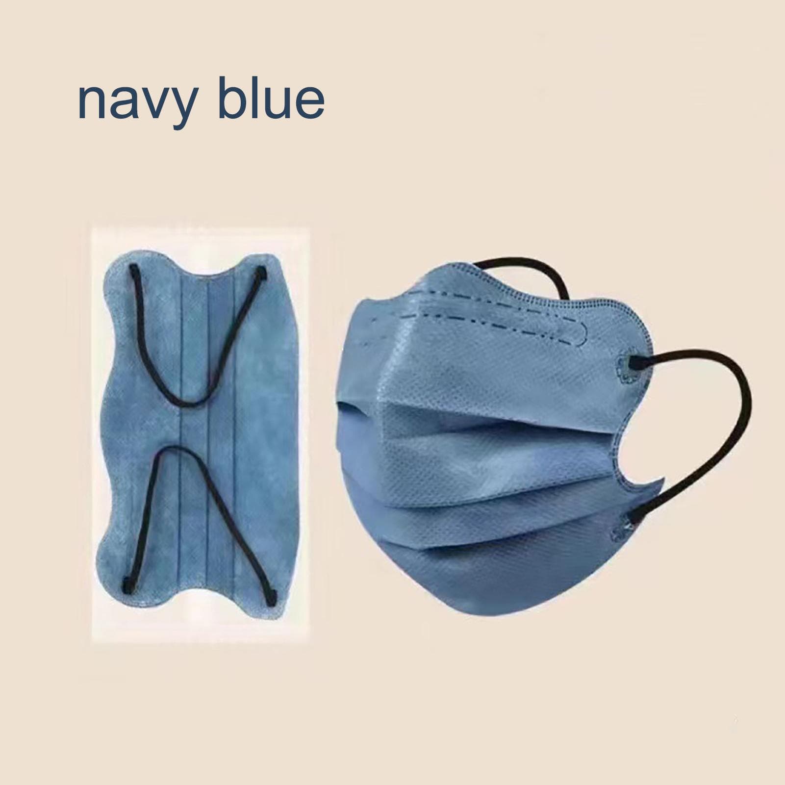 50pcs V Shaped Mouth Muffle Individually Wrapped Disposable Beauty Mouth Guard Cute Butterfly Wave