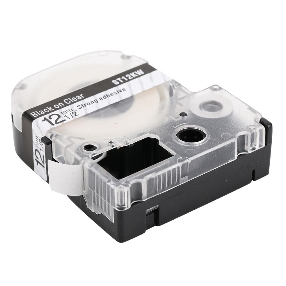12mm Label Maker Laminated Tape Color Tape Fits for Epson LW Series Label Printer