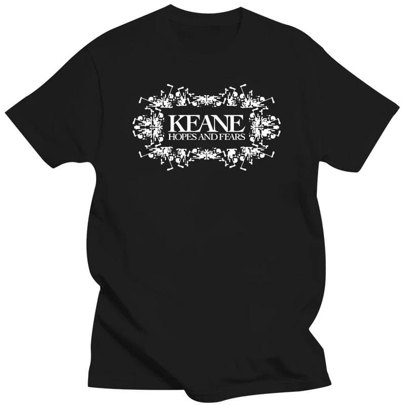 Summer T Shirt for Men Humor Tshirt KEANE 1 New T Shirt Male Fashion Casual Short Sleeve Black Casual Tees Top XL