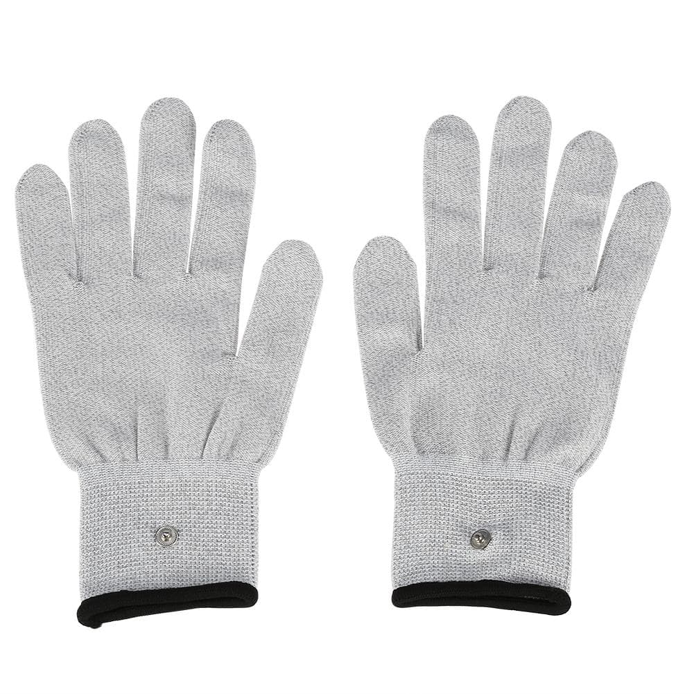 1 Pair Tens Machine Conductive Electrode Massage Gloves M
