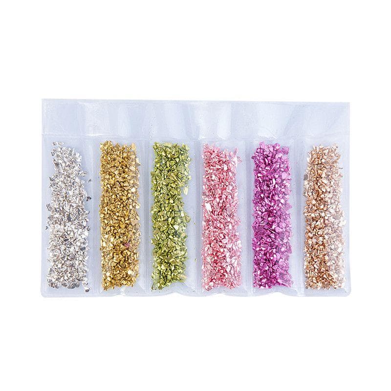 Multifunction Glass Metal Resin Fillings Epoxy For Jewelry Making Crushed Stone Crystal UV Fashion Personality 10