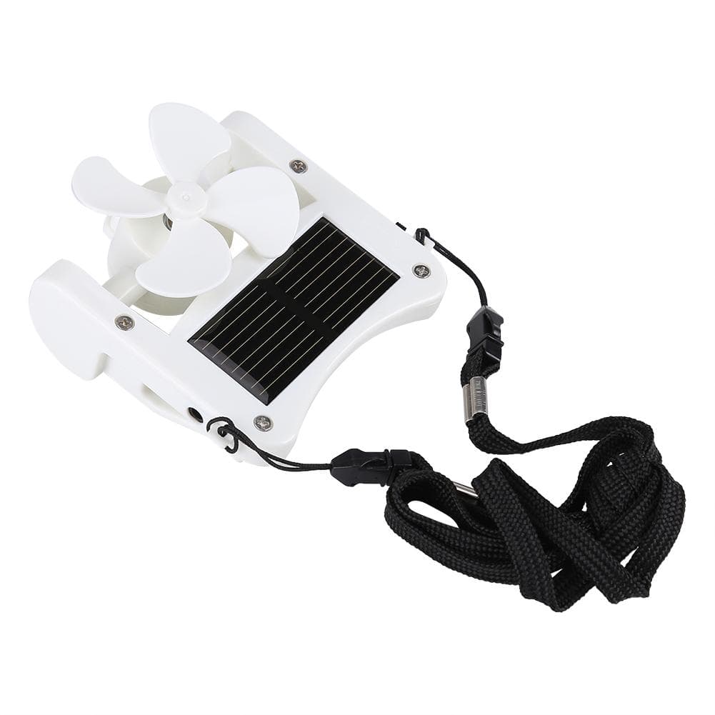 Mini Portable Solar Powered Hat Fan Easy to Hang or Clip for Mountain Climbing Camping Hiking