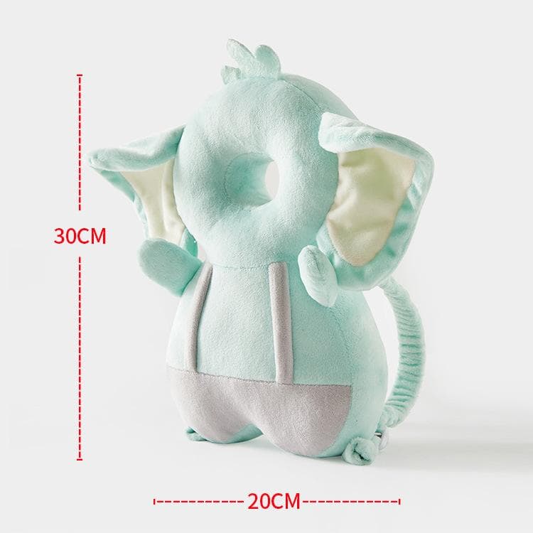 New baby antifall pillow summer baby toddler head pillow baby anticollision head protection pad mint green
