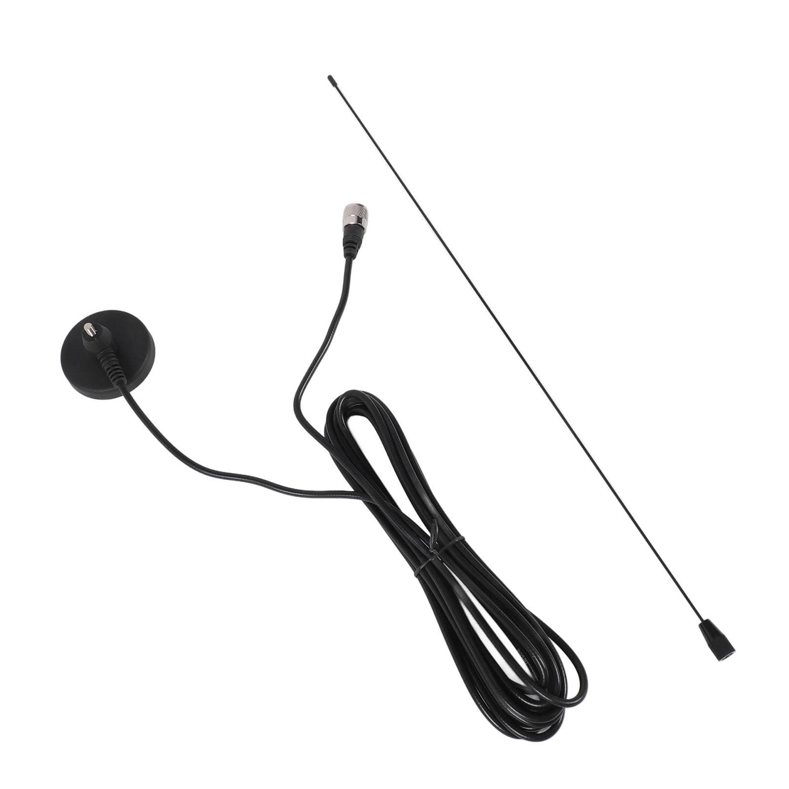 Mobile Car Radio Antenna 144MHz 430MHz VHF UHF Dual Band Vehicle Radio Antenna with Magnet Base