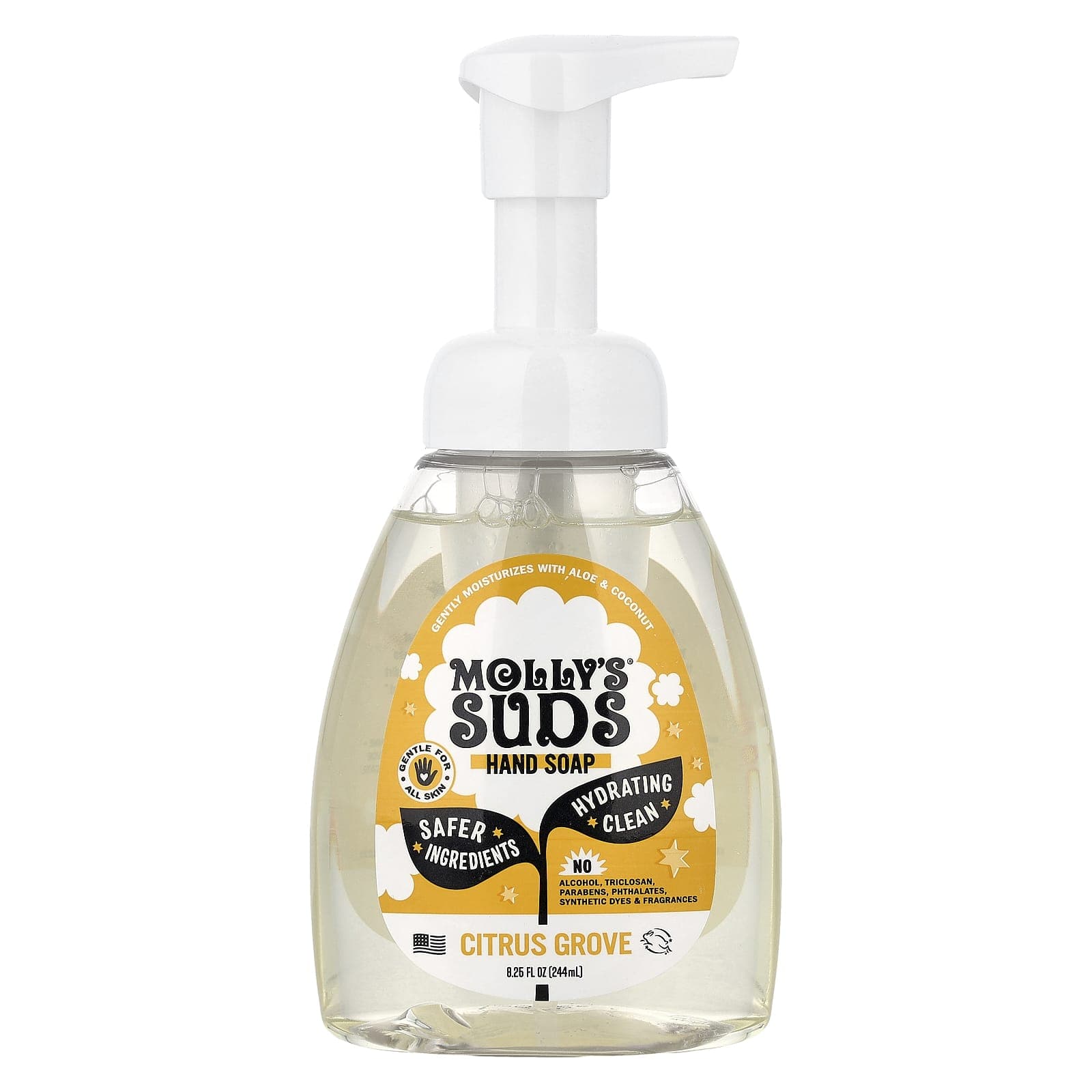 Molly's Suds, Hand Soap, Citrus Grove, 8.25 fl oz (244 ml)