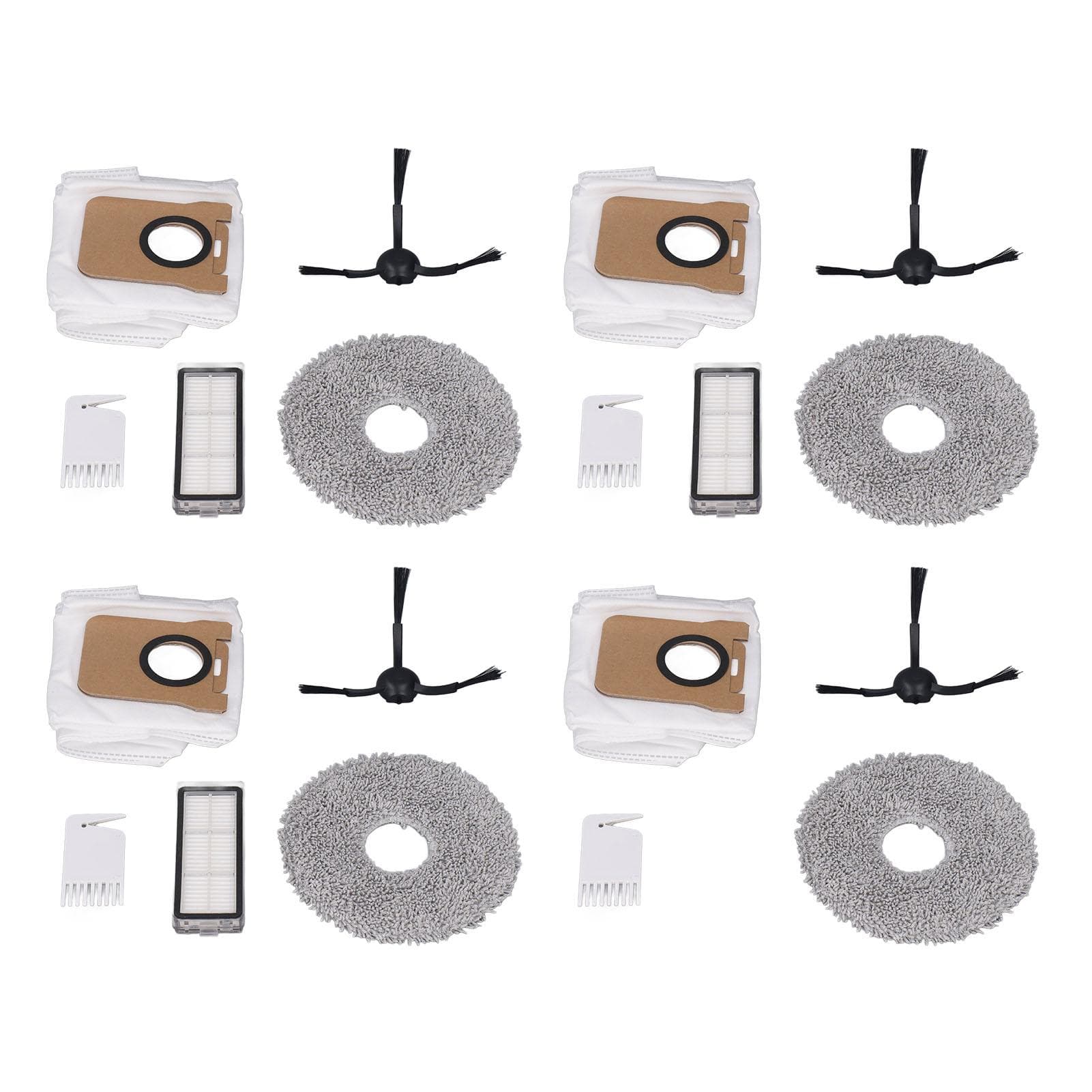 Robot Vacuum Replacement Parts Side Brush Filter Mop Pad Dust Bag Cleaning Brush Accessory Kit for