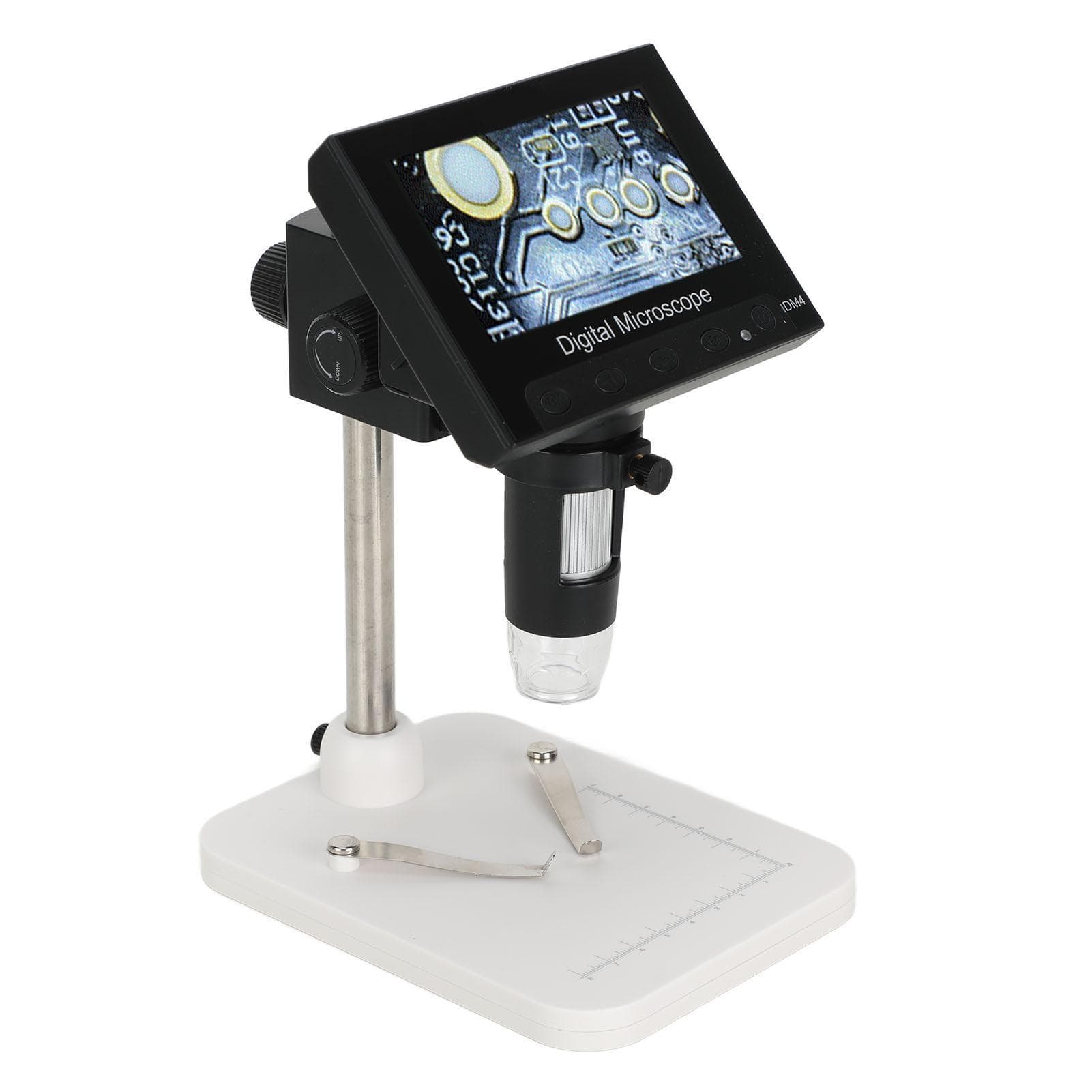 Electron Microscope 4.3in Display Screen HD 720P 1000X Digital Microscope for Biological Research