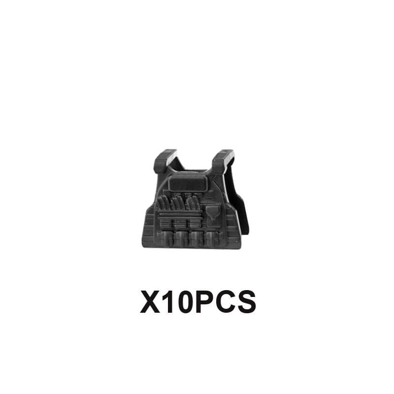 Military Building Blocks US Solider Figure M4 Gun Vest Special Force Tactical Bulletproof Armour Weapon Accessories Bricks Toys