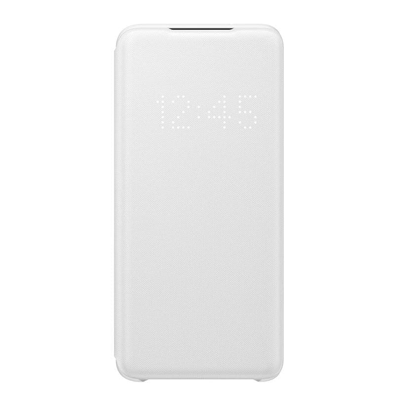 Original LED Smart View Flip Phone Case For Samsung Galaxy S20 S20+ S20 Ultra 5G LED Wallet Cover For Galaxy S20 Plus white