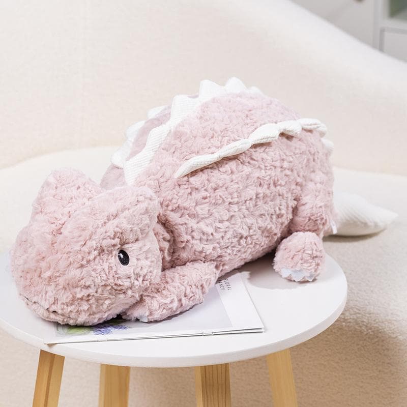 70/90CM Simulation Ankylosaurus Plush Toys Lovely Dinosaur Dolls Pillow Creative Stuffed Soft Kids Boys Birthday Decor Gifts 70cm pink
