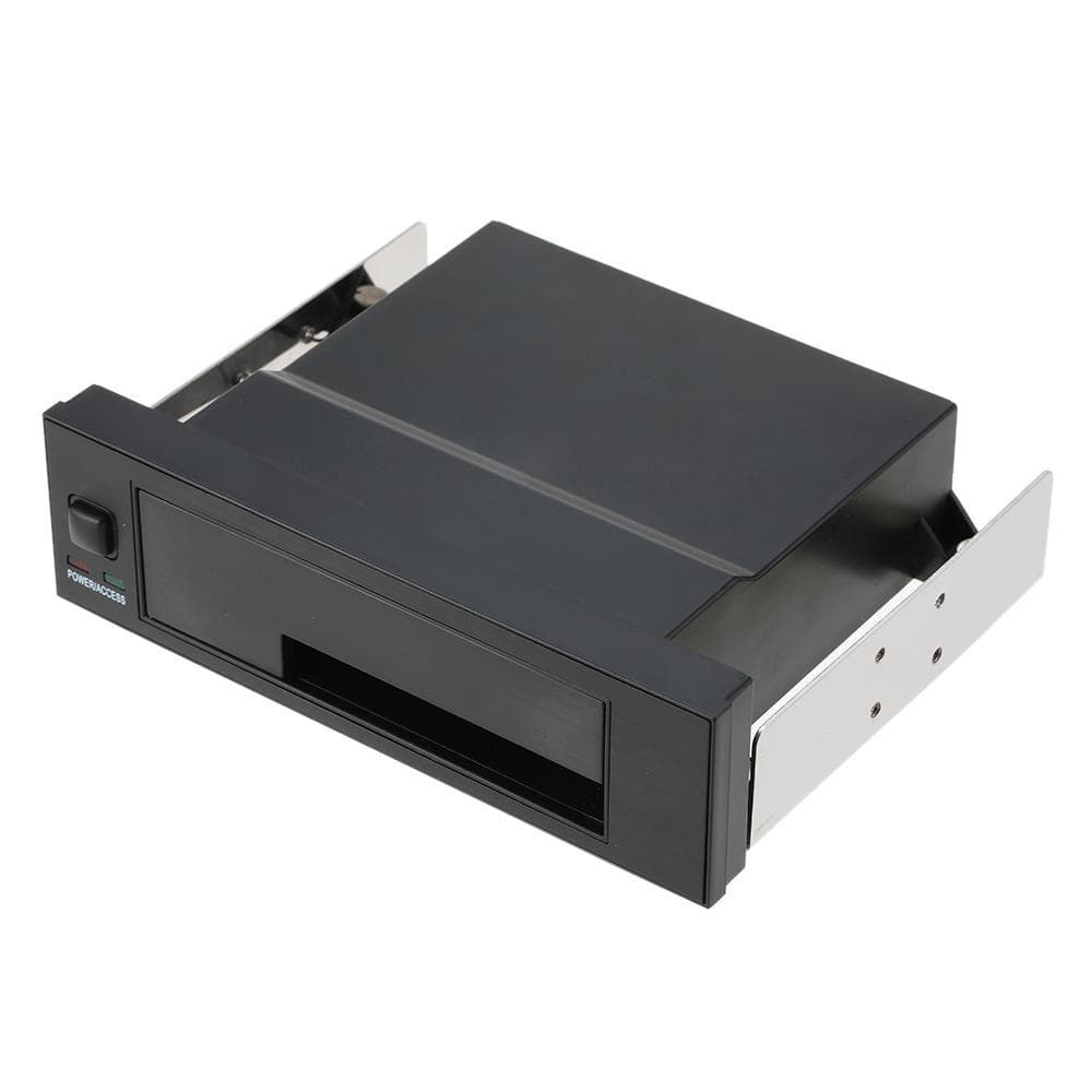 Internal Single Bay Mobile Rack Enclosure for 2.5/3.5'' SATA HDD SSD Black
