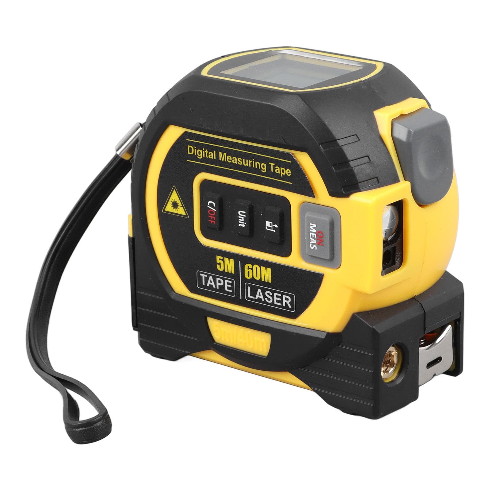 Measuring Sight 3 in 1 Infrared 60m Laser Ranging 5m Tape Measure Vertical Cross Line Laser