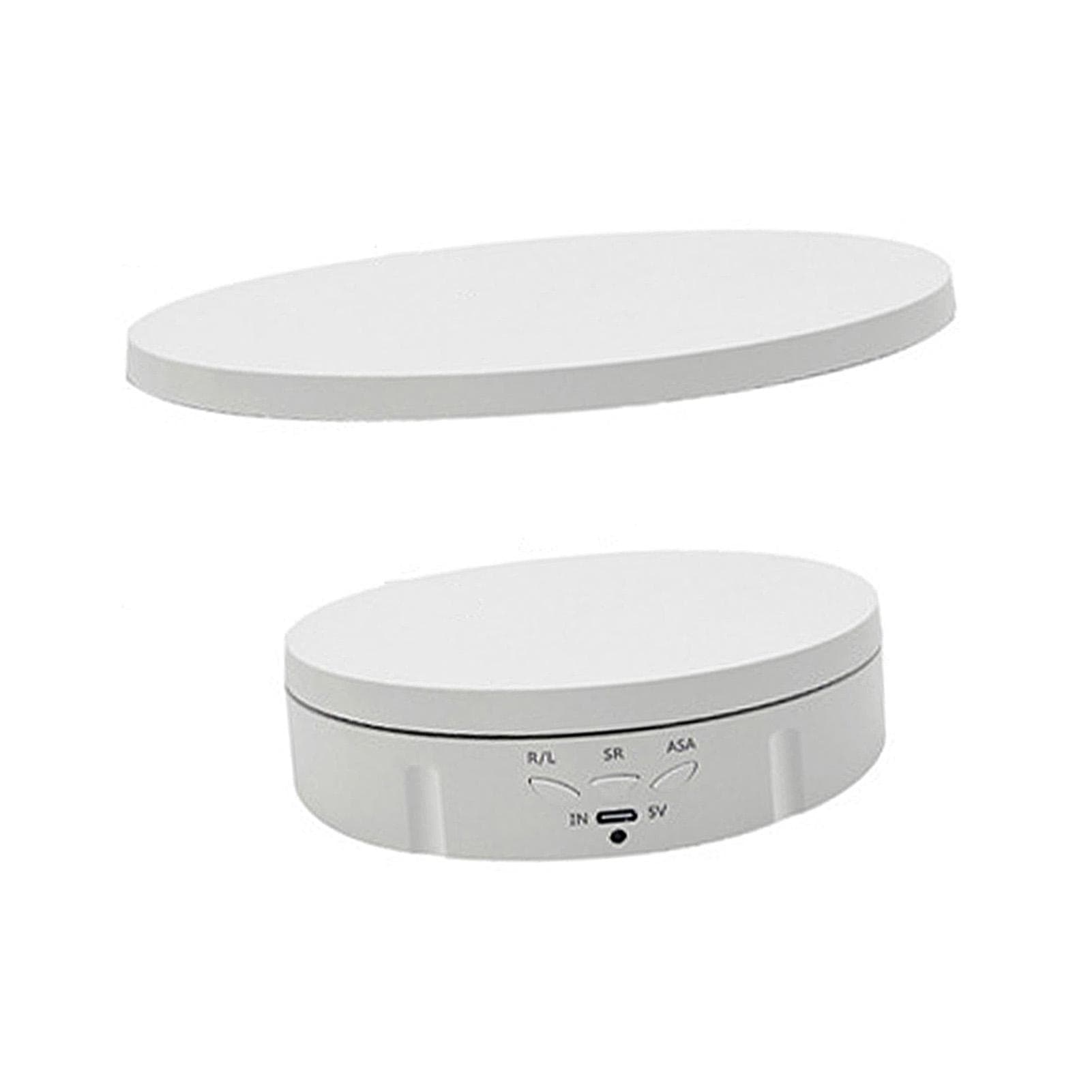2 in 1 Electric Rotating Display Stand Remote Control 360 Degree Rotation Turntable Photography