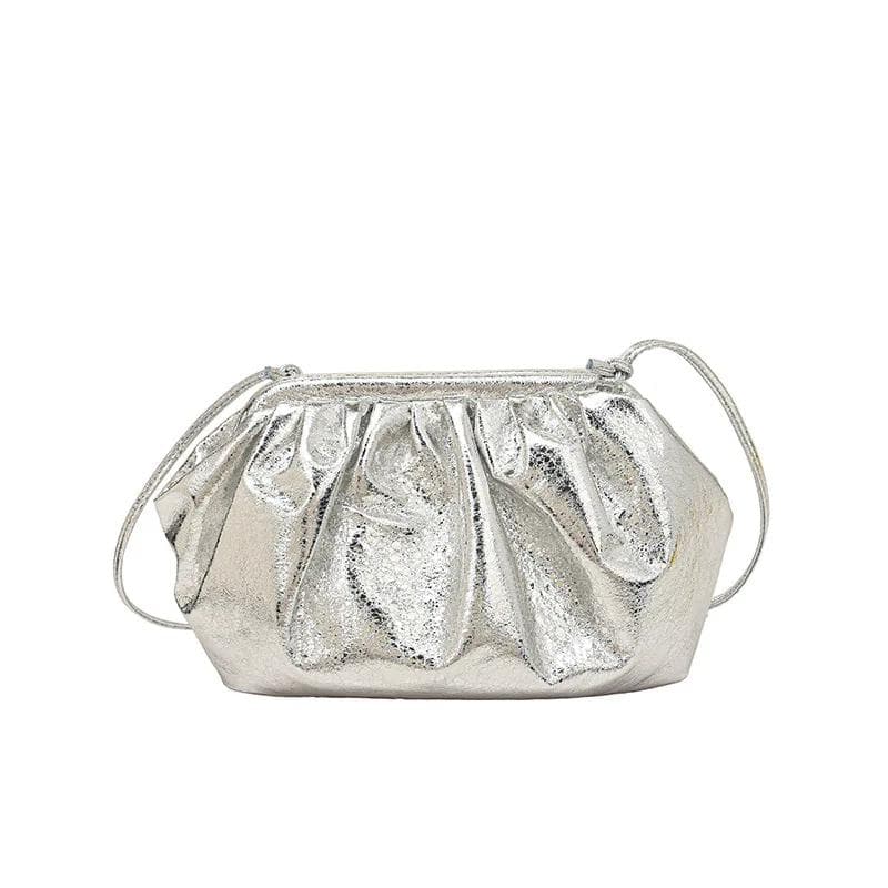 Cloud Bag Women Fashionable Shoulder Bags for Women Crossbody Bag Dinner Bag Mother Kids Bags one size silver