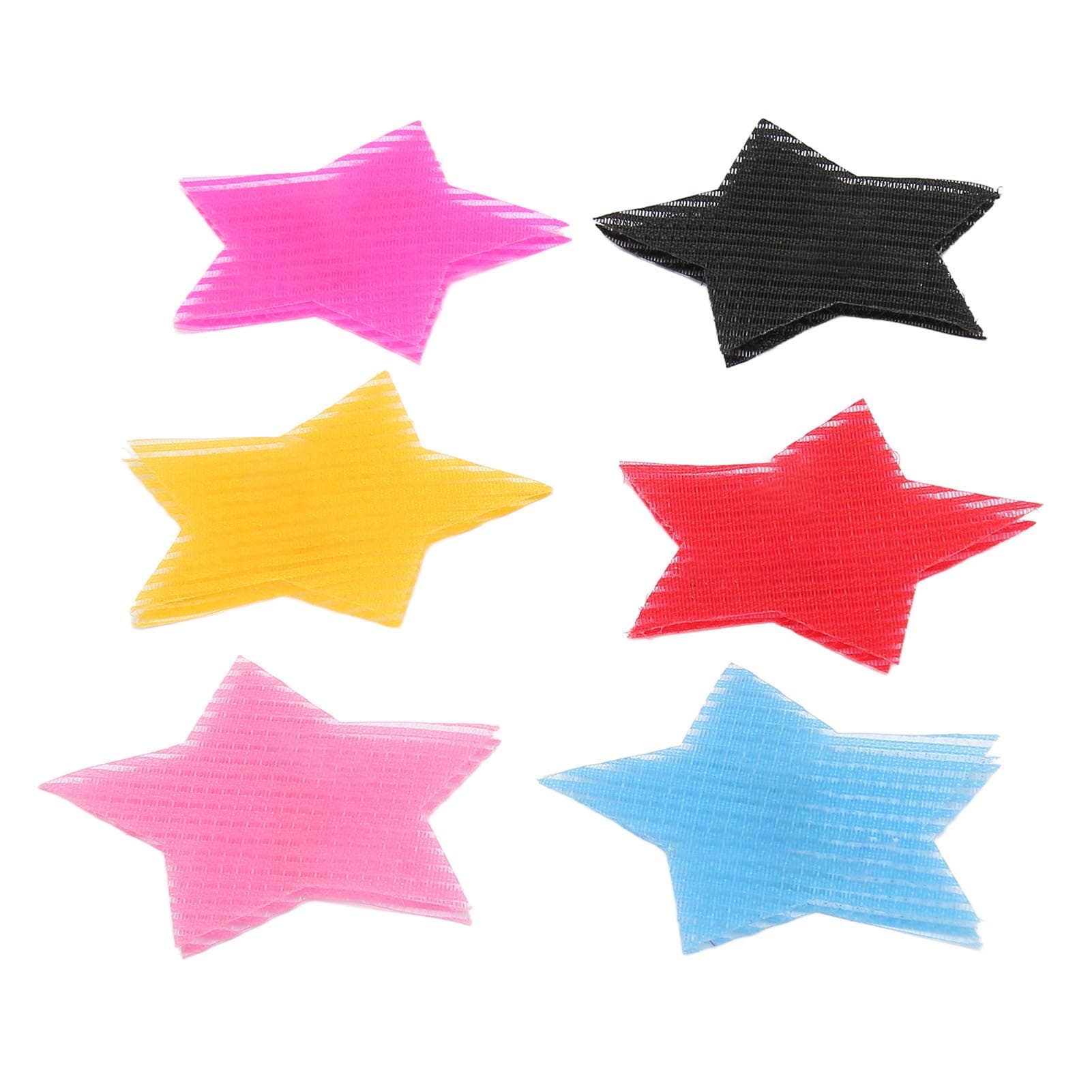 36pcs Hair Bangs Sticker Pad Star Shape Fringe Fixed Sticker Patch Hair Fringe Care Tool for Makeup