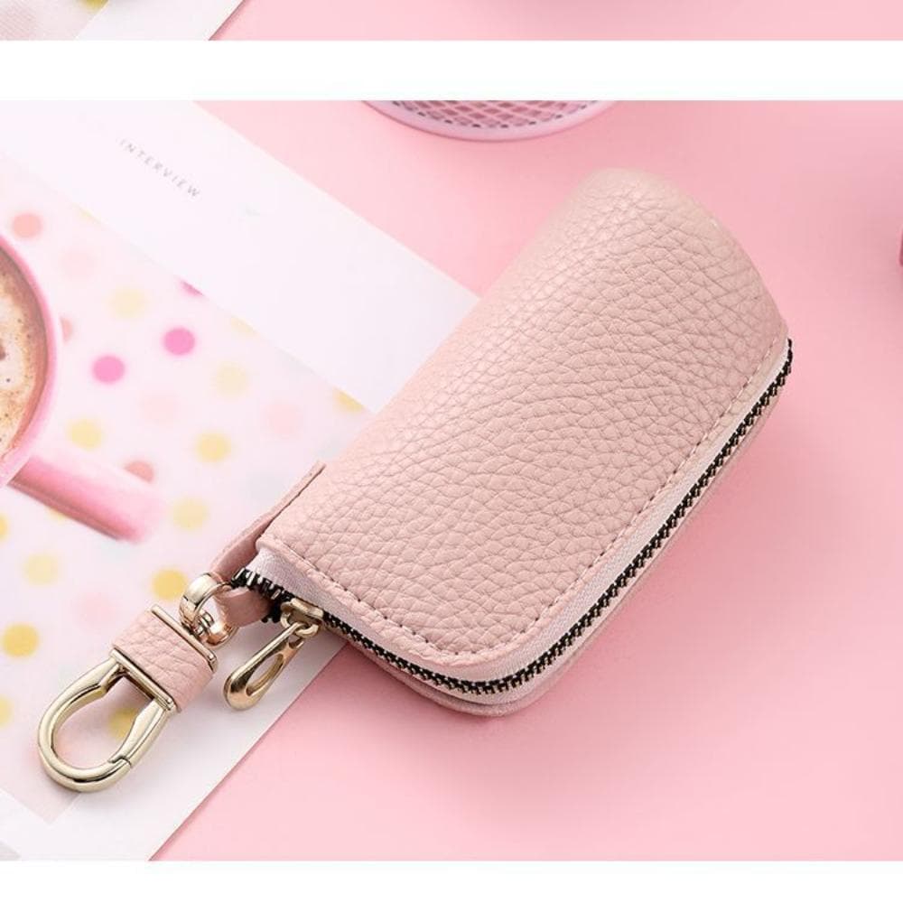 Multifunctional Mini Key Bag Men Women Keychain Fashion Simple Home Zipper Car Key Case Large-Capacity Travel Storage Organizer