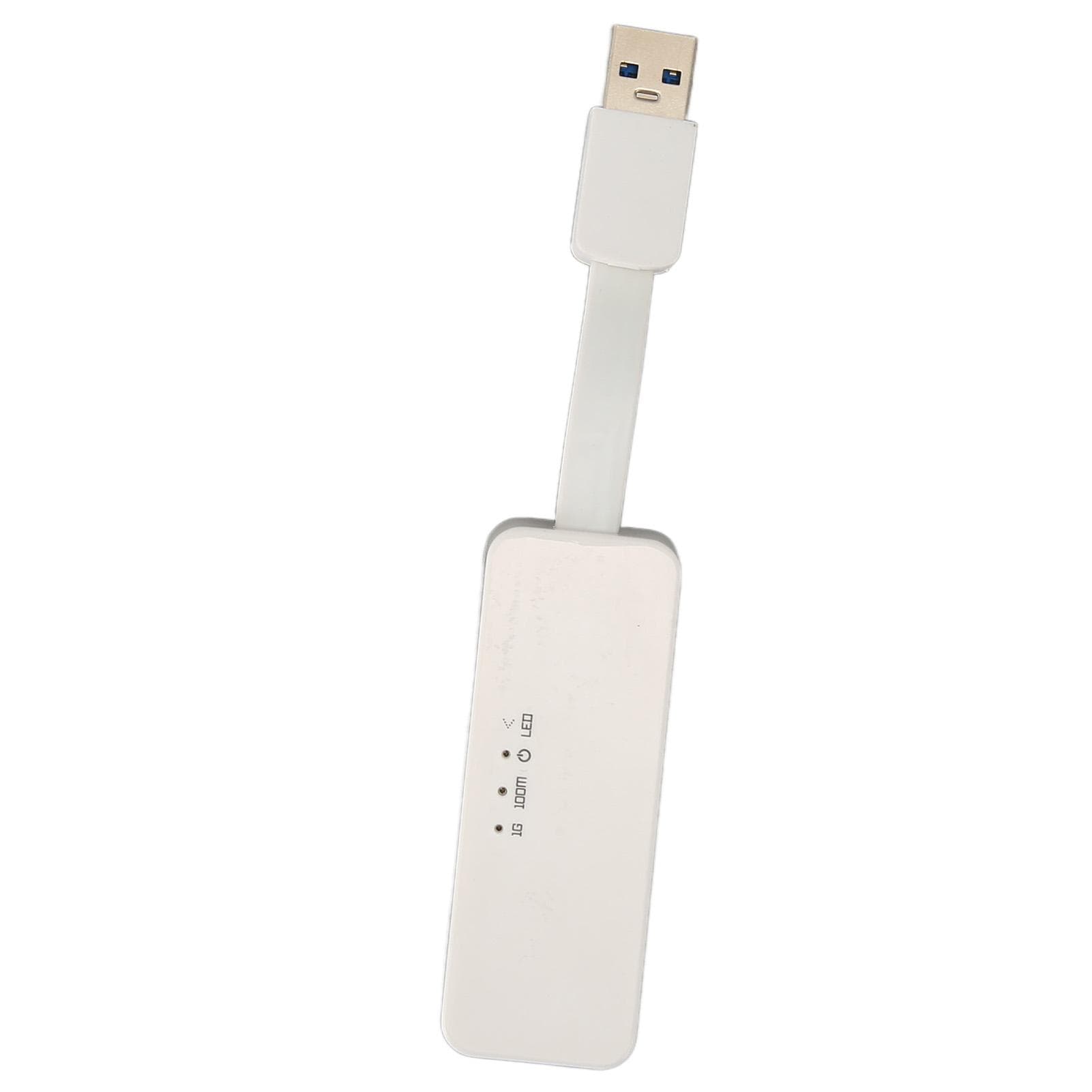 USB 3.0 to Gigabit Ethernet Adapter 101001000Mbps NIC Network Converter for Windows Laptop PCs