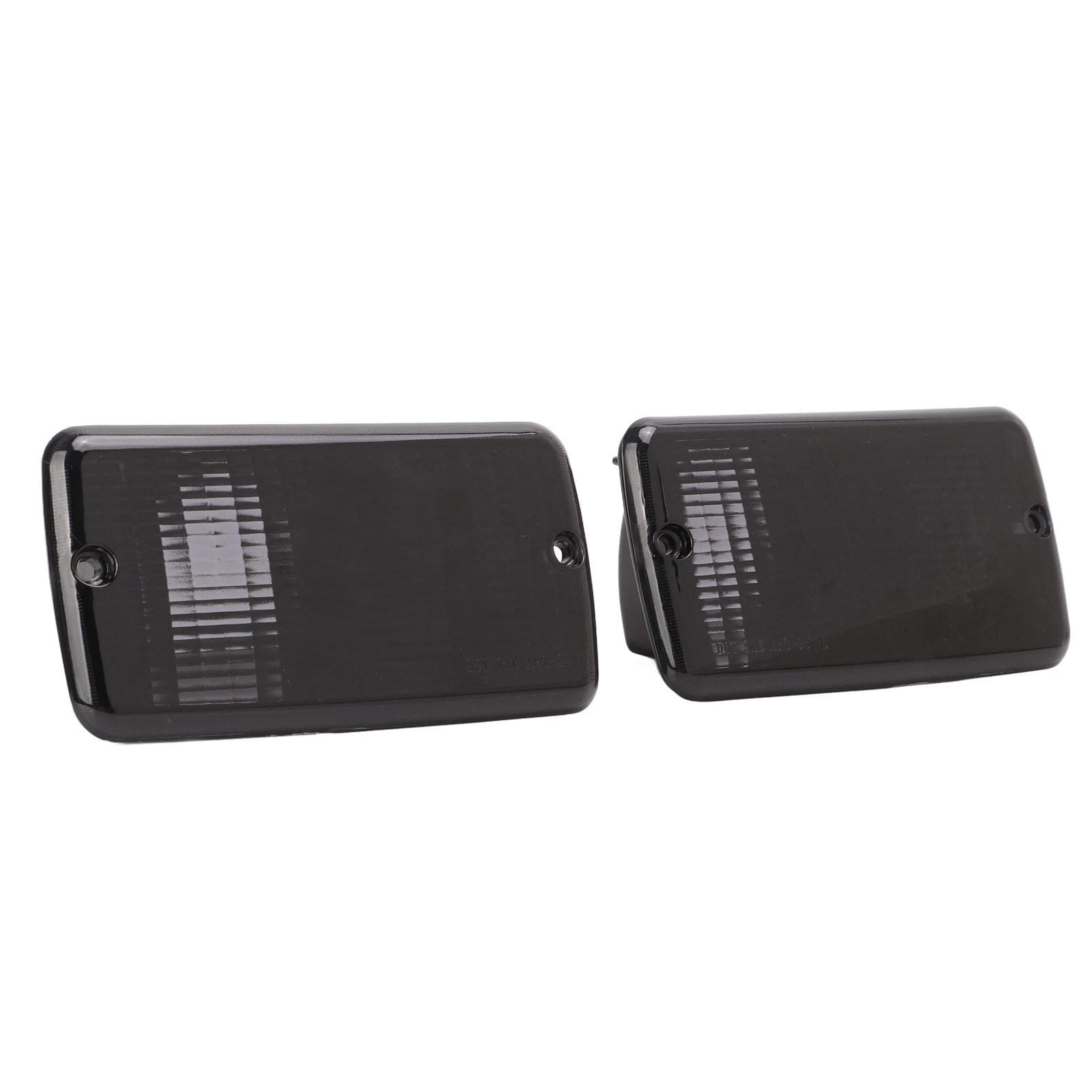 Parking Turn Signal Lamp Housing Front Bumper Lamp Cover 55055020AE Replacement for Jeep Wrangler black