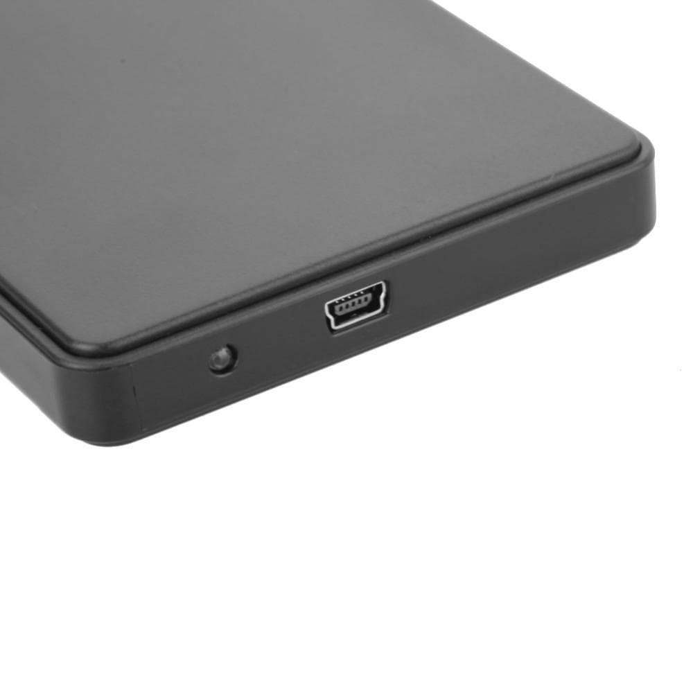 USB2.0 Portable Mobile HDD External Hard Drive Disk Case 2.5 (Not Inclube Hard Disk) black