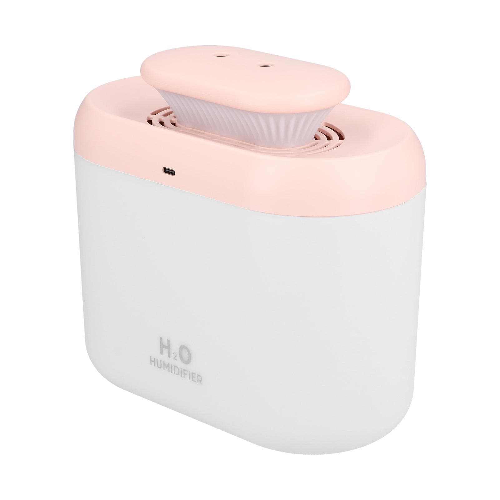 Mist Humidifier 3500ml Large Capacity Silent Diffuser with Night Light for Home OfficePink pink