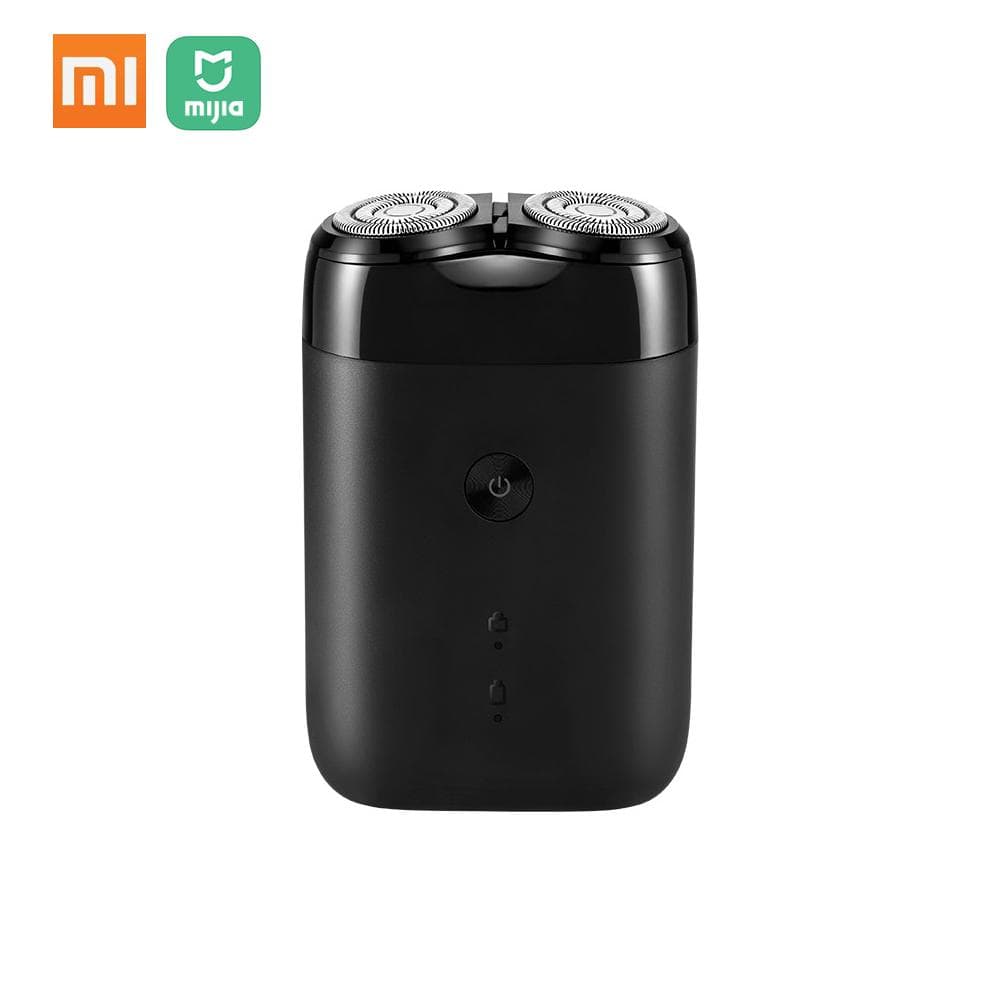 Xiaomi Mijia Electric Shaver 2 Floating Head Waterproof Wet Dry Razor Double Ring Blade USB black