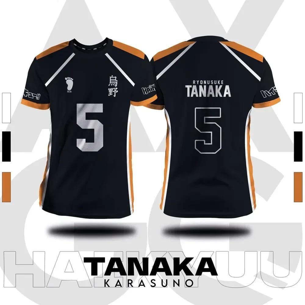 Haikyuu Fukurodani Hinata Cartoon Anime Cosplay Men Jersey Short Sleeve Kids Tee Clothing Unisex Tops New Fashion Women T-shirt S