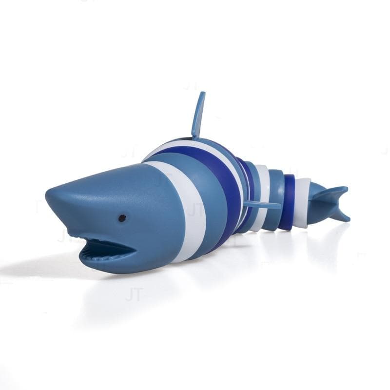 1pcs 22cm Toys Shark Dark and Light Colors Simulation Decompression Children Educational Venting Simulation Toys blue