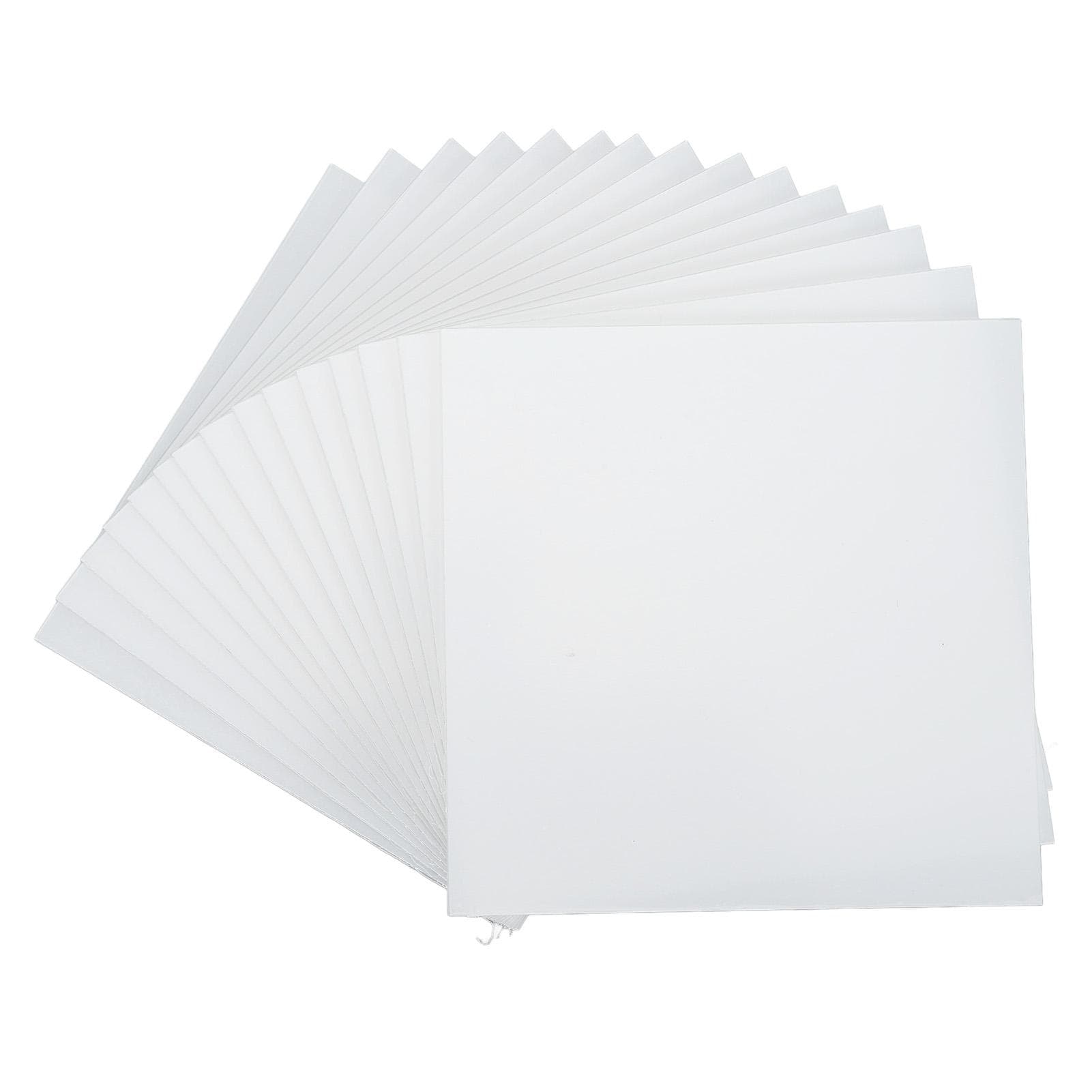 8pcs Lab Splint Thermoforming Sheet 2.5mm Prevent Blistering Vacuum Forming Splint Film for Vacuum 2.5 4.9 X 4.9in