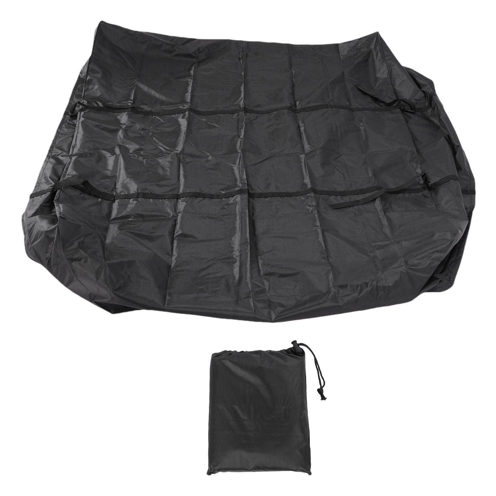 Car Top Rack Cover 420D Silver Coated Oxford Fabric Rainproof Dust Proof Car Top Luggage Rack Cover