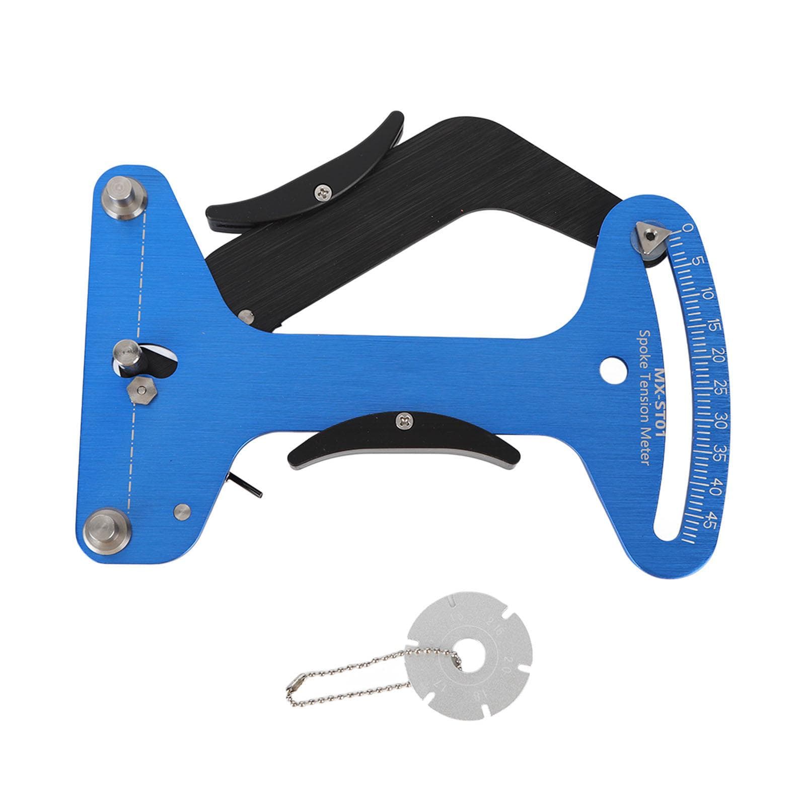 Bike Spoke Tension Meter Adjustable Accurate Scale Aluminum Alloy Wheel Spoke Checker for Bicycle