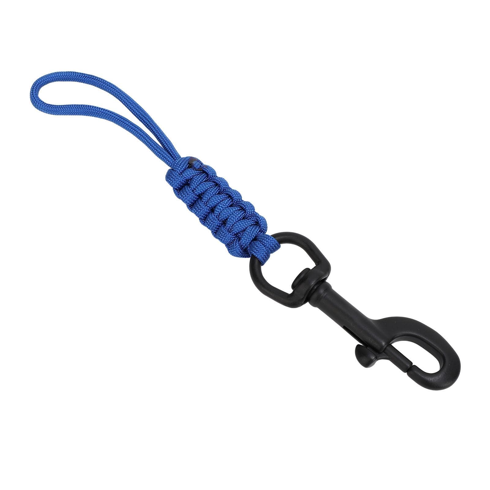 Stainless Steel Scuba Diving Lanyard Professional Hand Woven Prevents Lost Scuba Diving Spring Clip