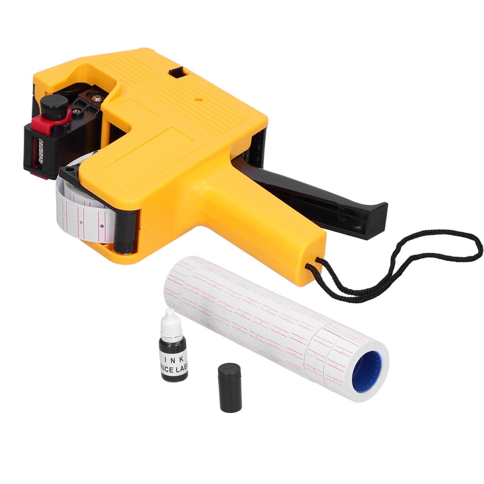 Digits Price Tag Gun Price Marking Labeler Machine with 10 Rolls Labels Spare Ink