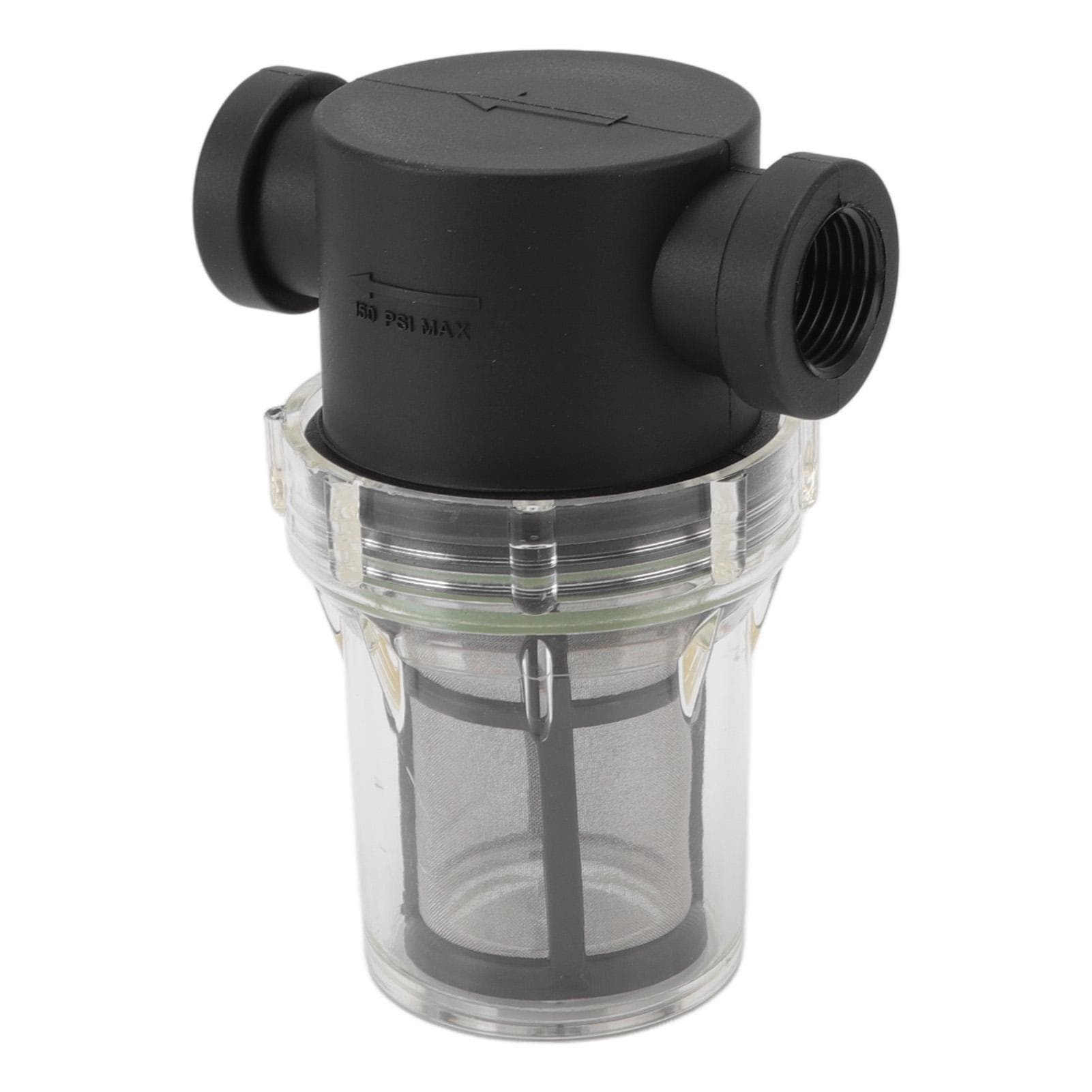 Hose Filter Plastic Sediment Impurity Garden Watering Prefilter For High Pressure Washer G1/2 100