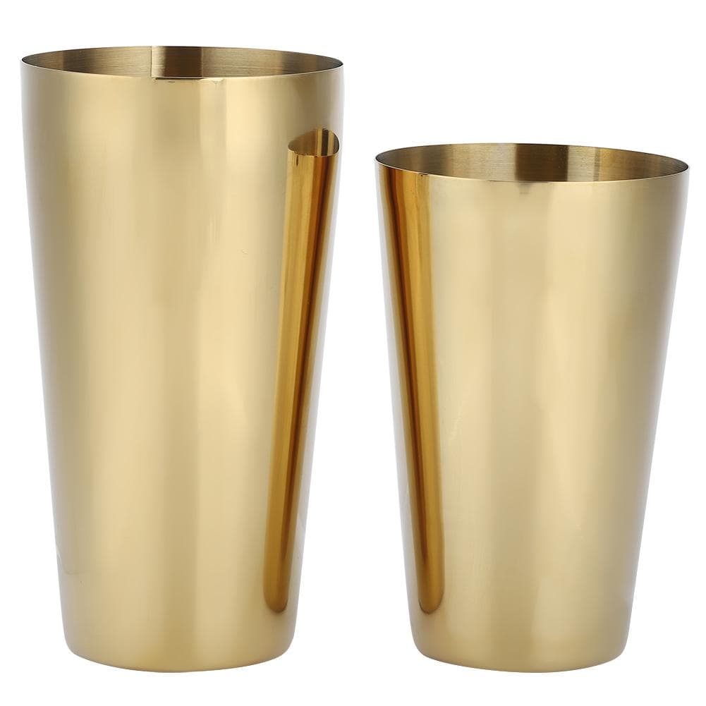304 Stainless Steel Cocktail Shaker Bottle Set Bartender Bar Accessory Barware ToolsRose Gold gold