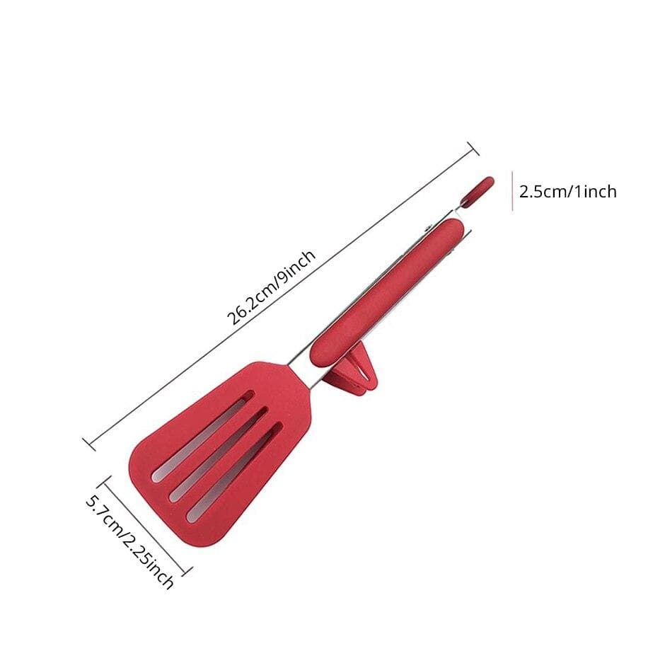 9 Inche Red with Bracket Silicone Food Clip In Kitchen High Temperature Resistant Anti Scalding Barbecue Clip red
