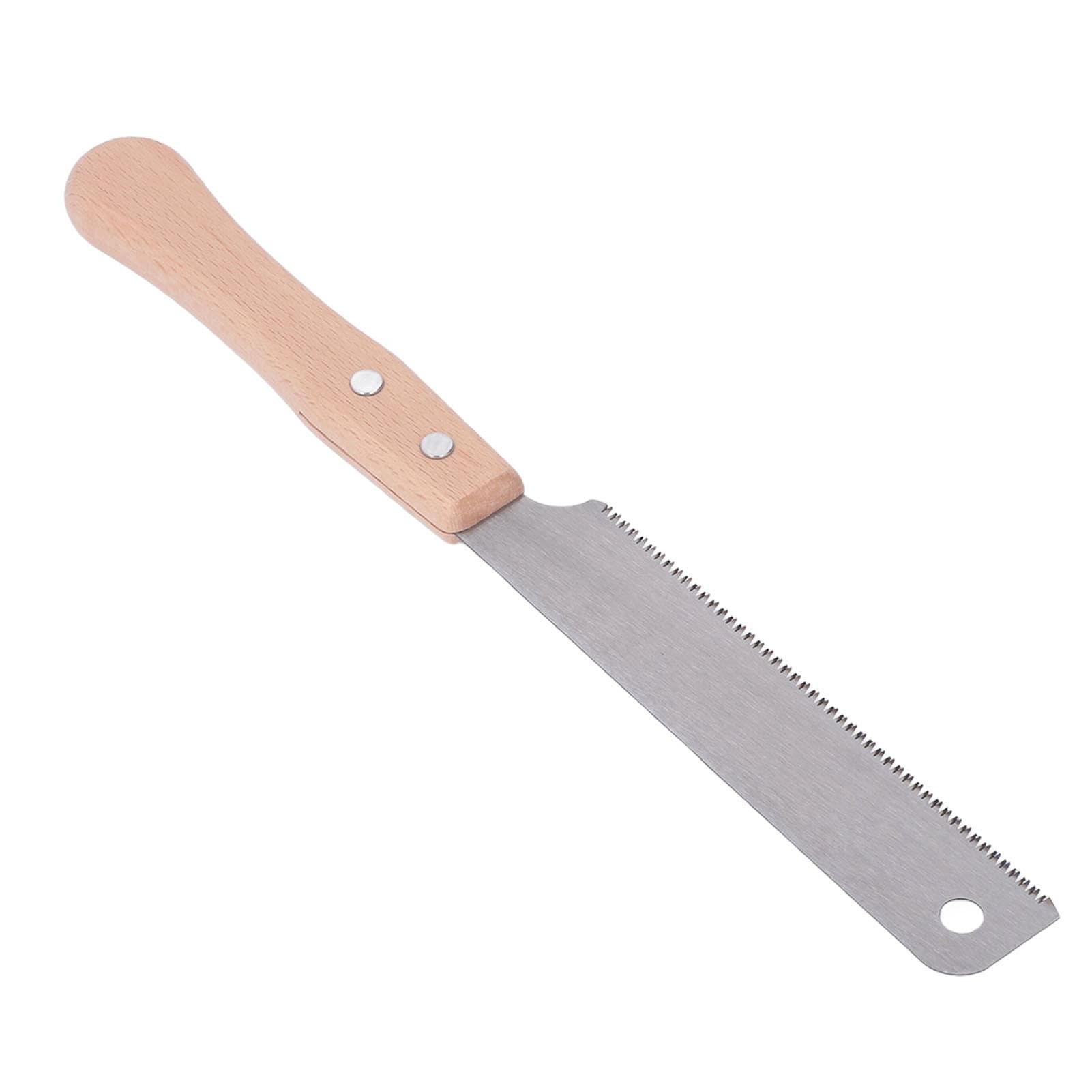 Single Sided Saw SK5 Steel Blade Wooden Handle 17 Tooth Hand Pull Saw Tool for Woodworking Cutting