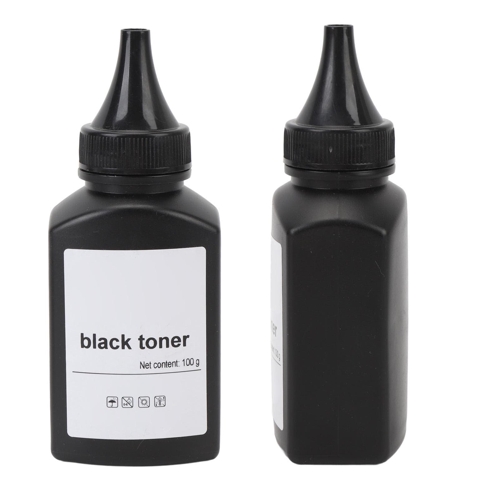 2 Pcs Toner Refill 200g Black Toner Refill Powder for 1610 M2070 4321 3110 3200 PE220 PE120 3150