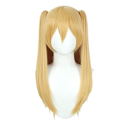 Cosplay Wig, Miriella Amano Lilisa, Purple Rose, Heat-Resistant, Costume Accessory, Wig, Disguise, Halloween, Event, Cosplay, Photography (Yellow)