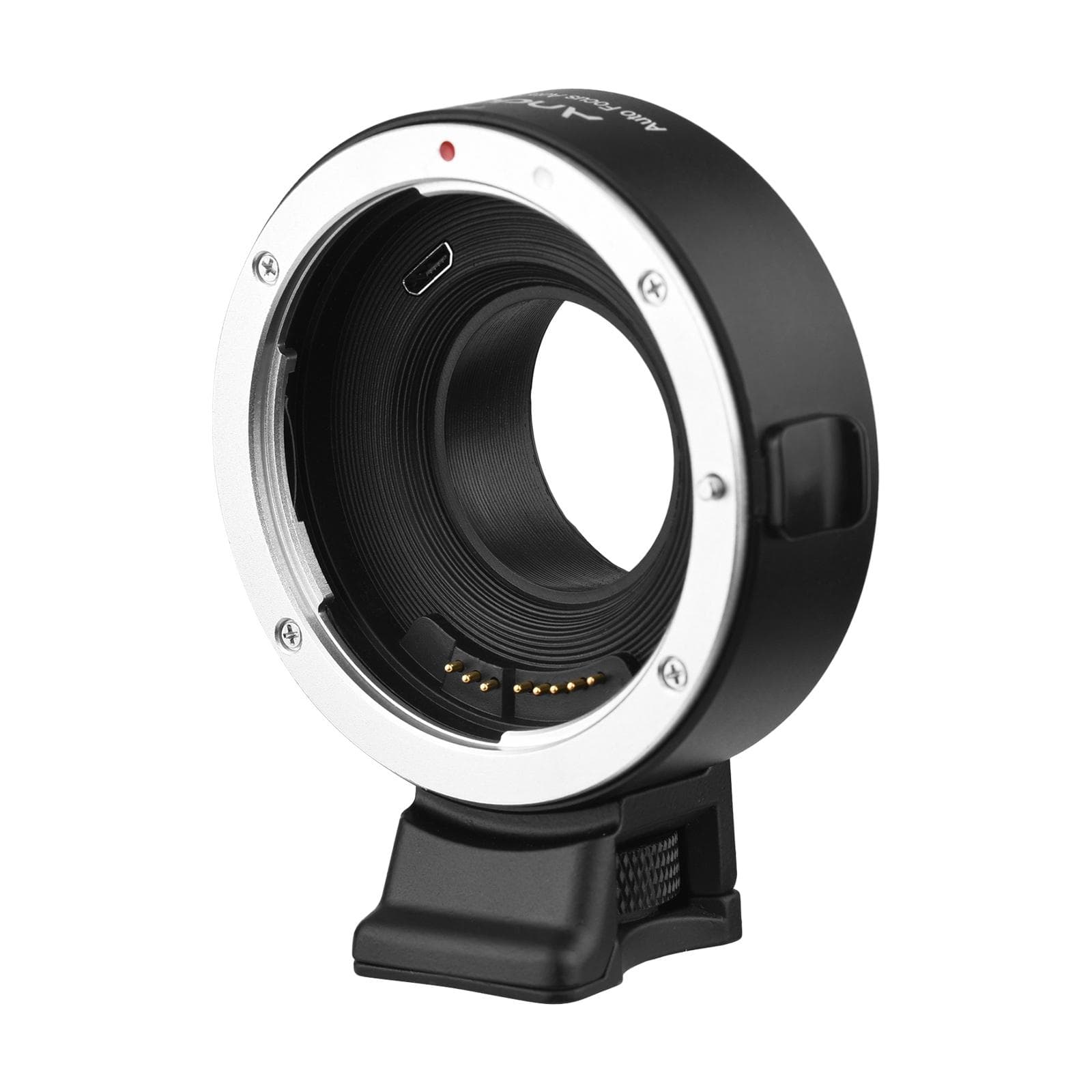 Andoer EFFX II Lens Mount Adapter Ring Auto Focus AntiShake Aluminum Alloy with Tripod Mount black