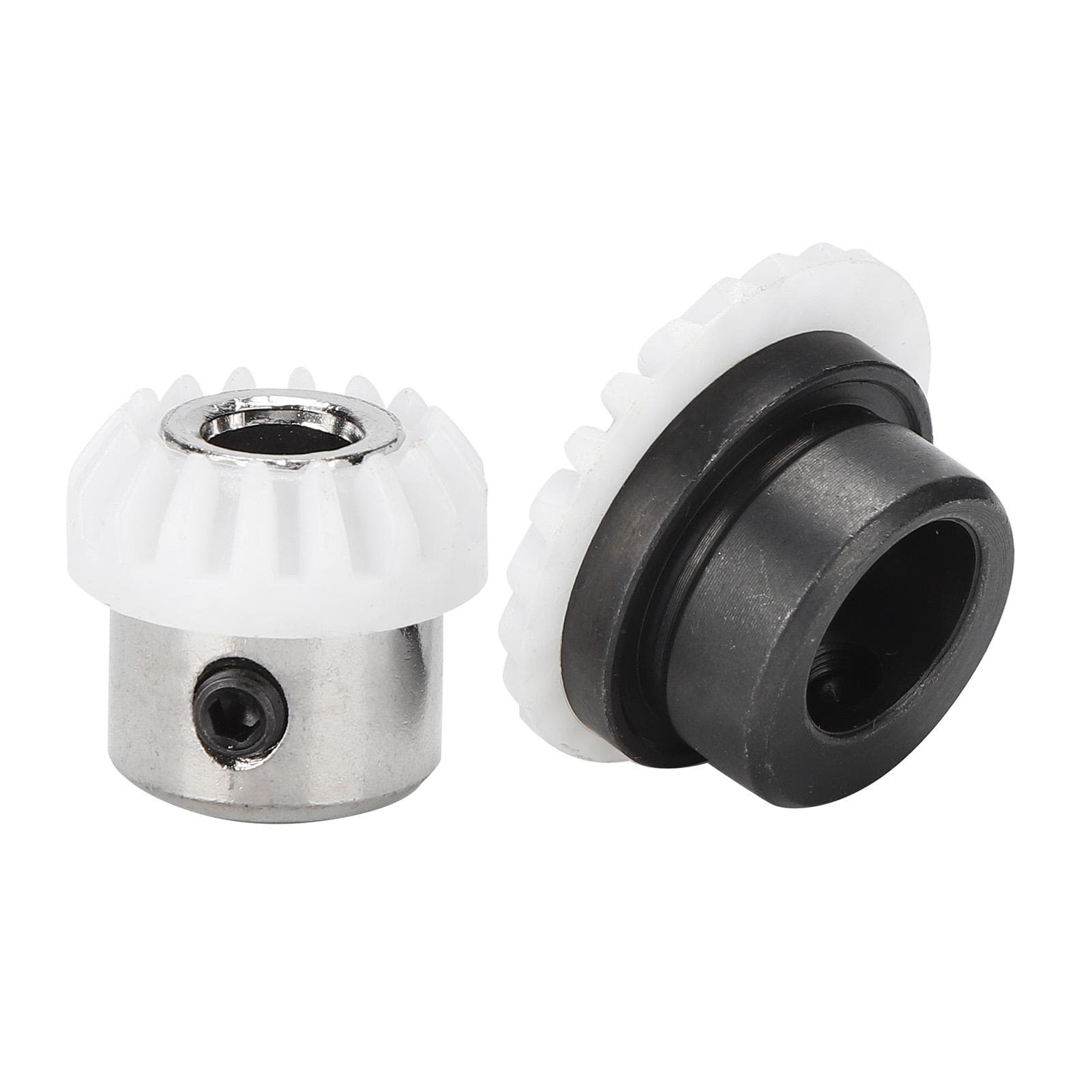 2Pcs Bevel Gear Pinion Plastic Iron Vertical Shaft Household 974 Sewing Machine Parts