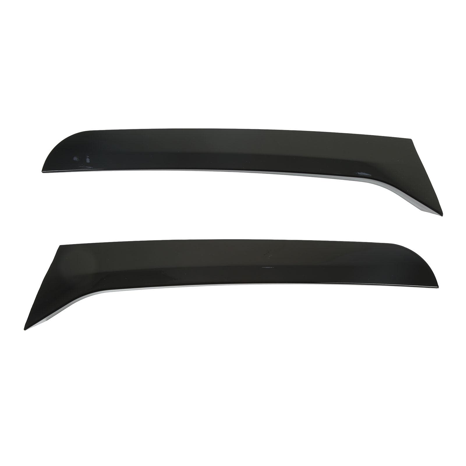 2 Pcs Rear Window Spoiler Glossy Black Left Right Side Wing Cover Splitter Trim for Sharan