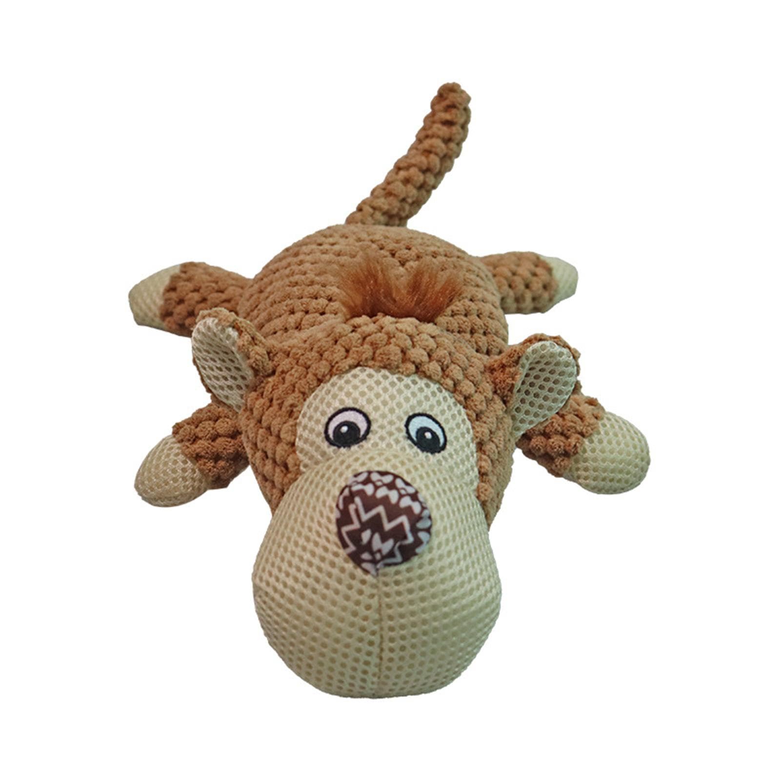 Animal Plush Toy Bite Resistant Sound Design Cute Appearance Stuffed Animal Toy Decoration for Dogs