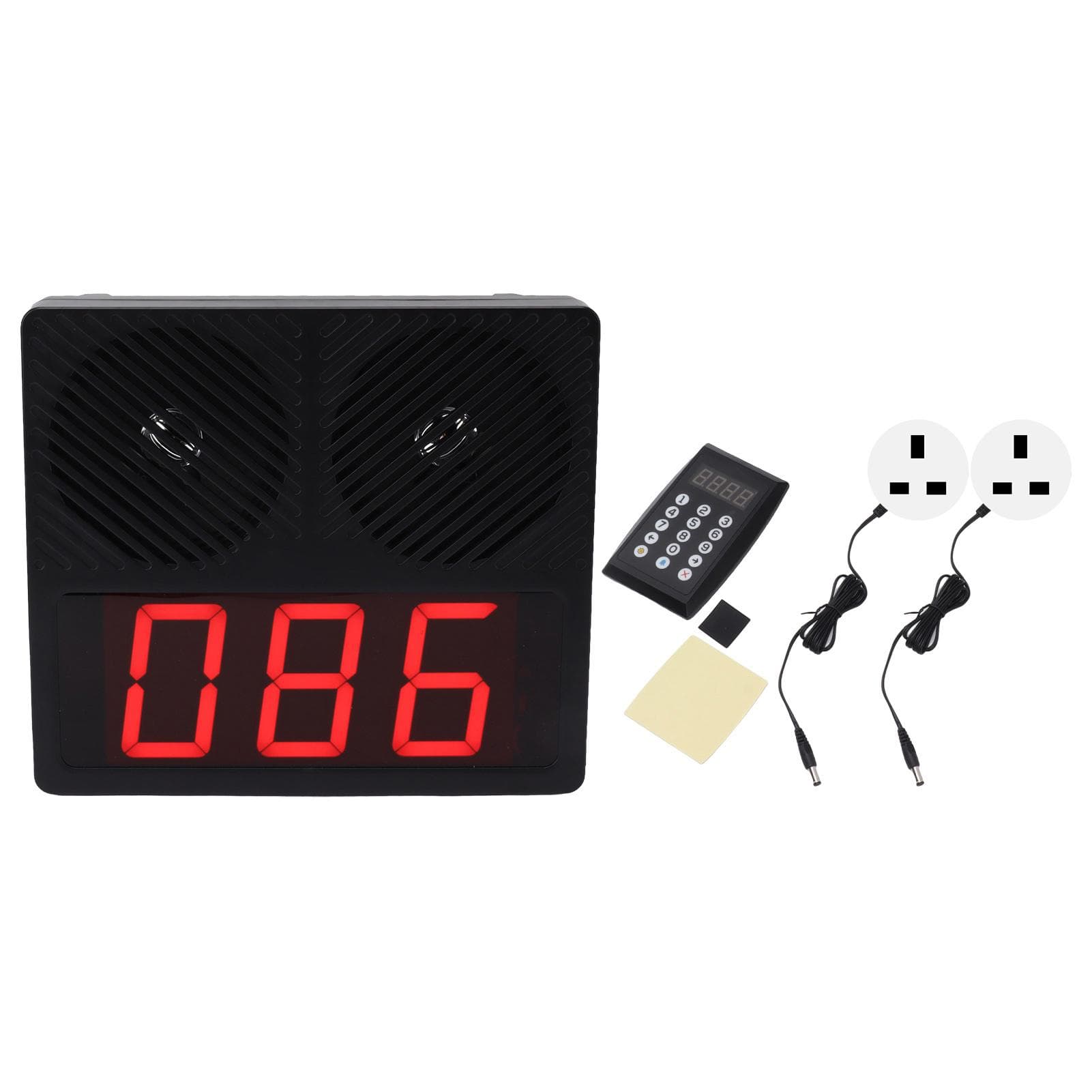 Queue Calling System 20W Loud Volume Wireless Restaurant Waiting Number System for Restaurant