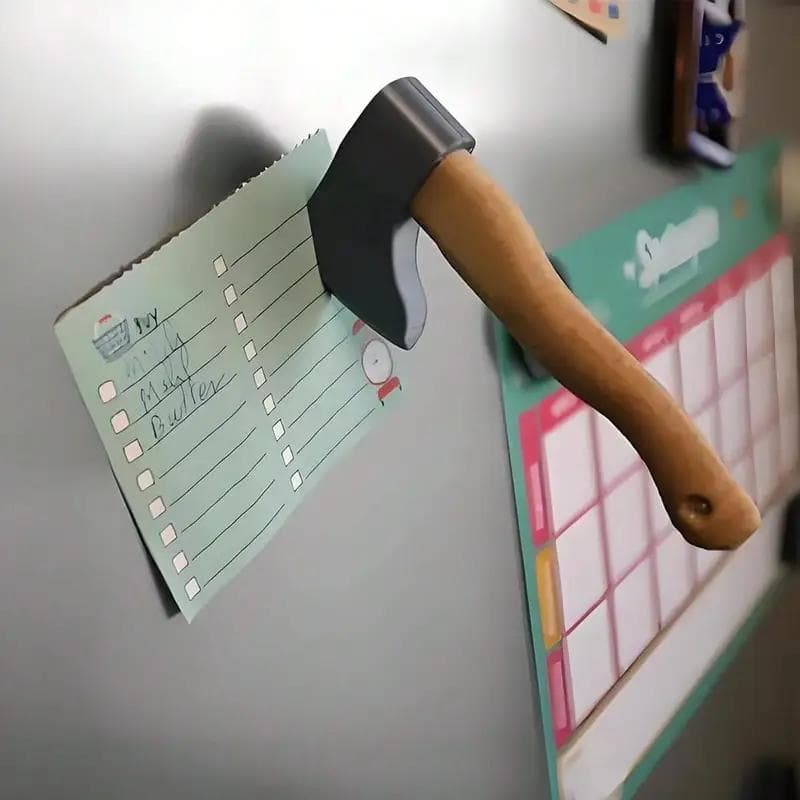 3D Creative Fridge Magnet Funny Knife Ax Maple Leaf Refrigerator Magnets Fridge Microwave Magnetic Sticker Home Decoration 1PCS