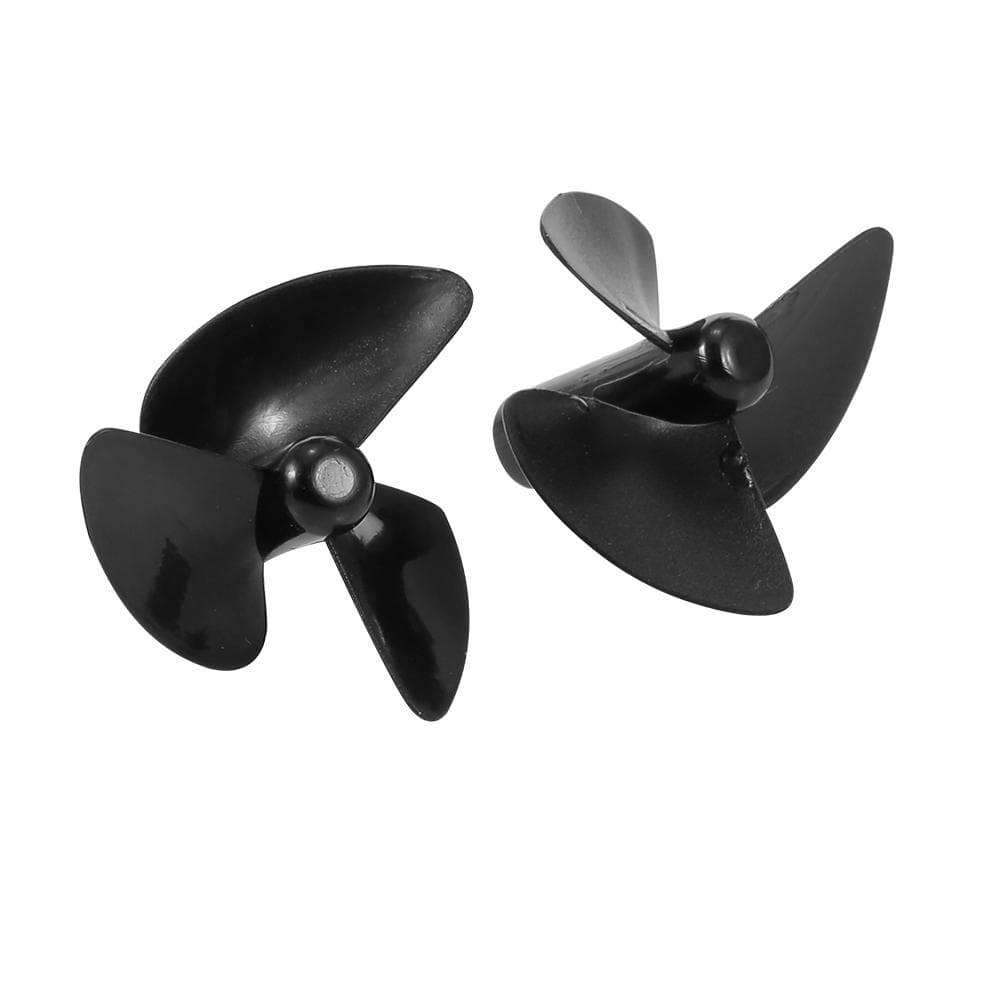 2pcs 3-blade Propeller for Flytec V500 Flytec 2011-5 Electric RC Boat 3 Blades black